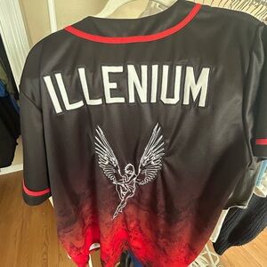 Illenium Black and Red Graphic Jersey